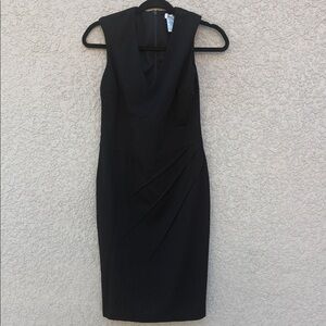 Cache Black Midi Dress